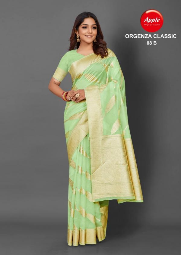 Apple Organza Classic 8 Fancy Wear Designer Exclusive Saree Collection